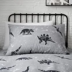 Dunelm Black Space Dinosaur Single Duvet Cover and Pillowcase Set Duvet Cover Sets, Reversible, Printed 12 Dunelm Black Space Dinosaur Single Duvet Cover and Pillowcase Set Duvet Cover Sets, Reversible, Printed -All Kids And Nursery Sales 2024 1000167402 alt03
