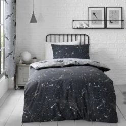 Dunelm Black Space Dinosaur Single Duvet Cover and Pillowcase Set Duvet Cover Sets, Reversible, Printed 13 Dunelm Black Space Dinosaur Single Duvet Cover and Pillowcase Set Duvet Cover Sets, Reversible, Printed -All Kids And Nursery Sales 2024 1000167402 alt04