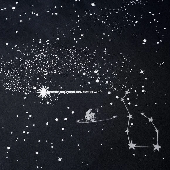 Dunelm Black Space Dinosaur Single Duvet Cover and Pillowcase Set Duvet Cover Sets, Reversible, Printed 7 Dunelm Black Space Dinosaur Single Duvet Cover and Pillowcase Set Duvet Cover Sets, Reversible, Printed - Image 7