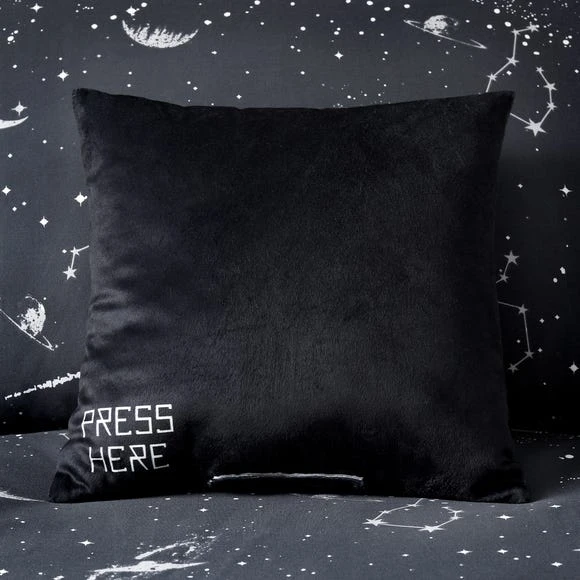 Dunelm Black Space Dinosaur Single Duvet Cover and Pillowcase Set Duvet Cover Sets, Reversible, Printed 8 Dunelm Black Space Dinosaur Single Duvet Cover and Pillowcase Set Duvet Cover Sets, Reversible, Printed - Image 8