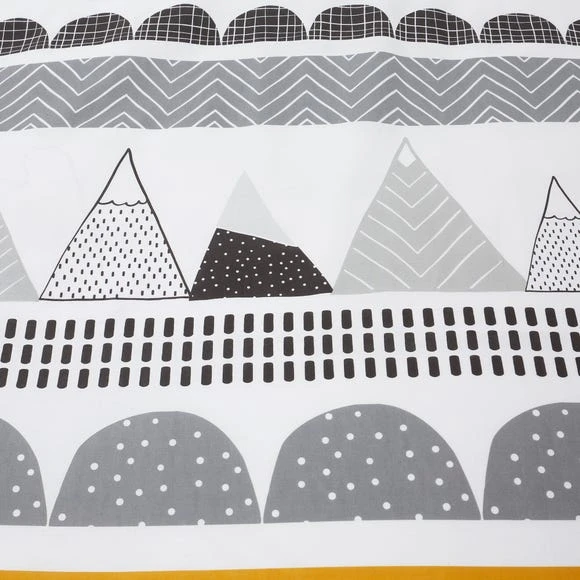 Dunelm Elements Geosaurus 100% Cotton Duvet Cover and Pillowcase Twin Pack Set Reversible, MultiColoured, Printed 5 Dunelm Elements Geosaurus 100% Cotton Duvet Cover and Pillowcase Twin Pack Set Reversible, MultiColoured, Printed - Image 5