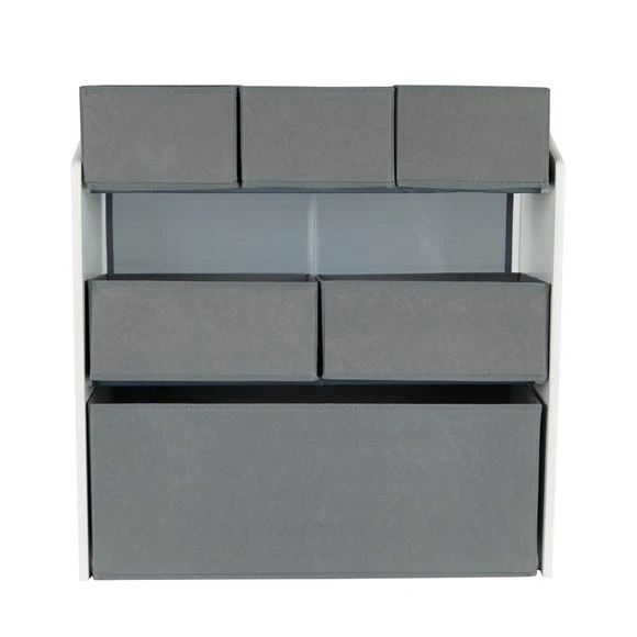 Dunelm Toy Organiser Grey and White Wood, Storage Boxes 3 Dunelm Toy Organiser Grey and White Wood, Storage Boxes - Image 3