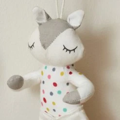 Dunelm Mini Fox Toy Patterned, Soft Toys, Cotton -All Kids And Nursery Sales 2024 1000167459 alt01