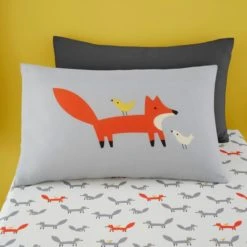Cosatto Mister Fox 100% Cotton Duvet Cover and Pillowcase Set Reversible, Grey, Duvet Cover Sets 6 Cosatto Mister Fox 100% Cotton Duvet Cover and Pillowcase Set Reversible, Grey, Duvet Cover Sets -All Kids And Nursery Sales 2024 1000168894 alt01