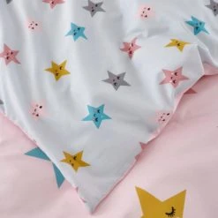 Cosatto Happy Stars 100% Cotton Duvet Cover and Pillowcase Set Reversible, Kids, Duvet Cover Sets -All Kids And Nursery Sales 2024 1000168900 alt03