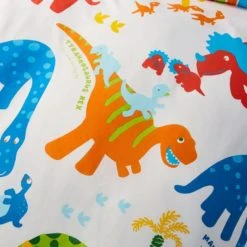 Catherine Lansfield Dino-Saw Easy Care Single Duvet Cover and Pillowcase Set Polycotton, Reversible, Duvet Cover Sets 11 Catherine Lansfield Dino-Saw Easy Care Single Duvet Cover and Pillowcase Set Polycotton, Reversible, Duvet Cover Sets -All Kids And Nursery Sales 2024 1000180316 alt03