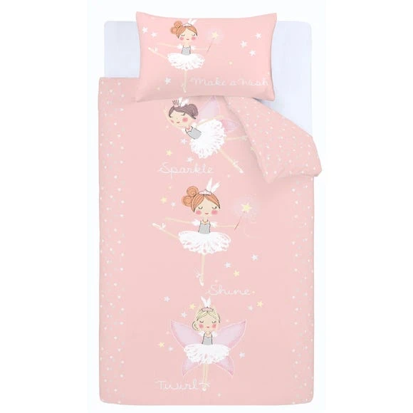 Catherine Lansfield Make A Wish Glow in The Dark Single Duvet Cover and Pillowcase Set Reversible, Polycotton, Duvet Cover Sets 6 Catherine Lansfield Make A Wish Glow in The Dark Single Duvet Cover and Pillowcase Set Reversible, Polycotton, Duvet Cover Sets - Image 6