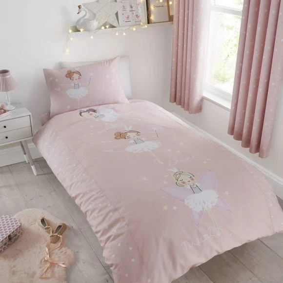 Catherine Lansfield Make A Wish Glow in The Dark Single Duvet Cover and Pillowcase Set Reversible, Polycotton, Duvet Cover Sets 2 Catherine Lansfield Make A Wish Glow in The Dark Single Duvet Cover and Pillowcase Set Reversible, Polycotton, Duvet Cover Sets - Image 2