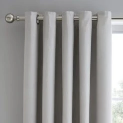 Dunelm Mini Waffle Grey Blackout Eyelet Curtains Plain, Light Grey, Cotton 7 Dunelm Mini Waffle Grey Blackout Eyelet Curtains Plain, Light Grey, Cotton -All Kids And Nursery Sales 2024 1000180793 alt01