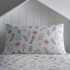 Dunelm Woodlands 100% Cotton Reversible Single Duvet Cover and Pillowcase Set Duvet Cover Sets, Leaf -All Kids And Nursery Sales 2024 1000180797 alt03