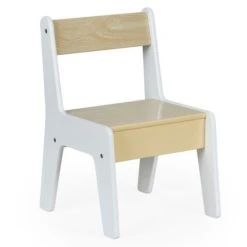 Dunelm Kids White Table and Chair Set Plain, Kids Tables, Wood -All Kids And Nursery Sales 2024 1000180809 alt04