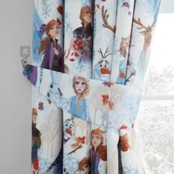 Disney Frozen 2 Blackout Pencil Pleat Curtains MultiColoured, Patterned, Polycotton 10 Disney Frozen 2 Blackout Pencil Pleat Curtains MultiColoured, Patterned, Polycotton -All Kids And Nursery Sales 2024 1000181688 alt03