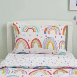 Elements Rainbow Reversible 100% Cotton Cot Bed / Toddler Duvet Cover and Pillowcase Set Patterned, Duvet Cover Sets 12 Elements Rainbow Reversible 100% Cotton Cot Bed / Toddler Duvet Cover and Pillowcase Set Patterned, Duvet Cover Sets -All Kids And Nursery Sales 2024 1000182127 alt04