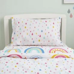Elements Rainbow Reversible 100% Cotton Cot Bed / Toddler Duvet Cover and Pillowcase Set Patterned, Duvet Cover Sets 13 Elements Rainbow Reversible 100% Cotton Cot Bed / Toddler Duvet Cover and Pillowcase Set Patterned, Duvet Cover Sets -All Kids And Nursery Sales 2024 1000182127 alt05