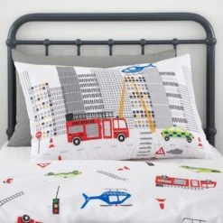 Dunelm Emergency Services Reversible 100% Cotton Duvet Cover and Pillowcase Set Red, Patterned, Duvet Cover Sets 10 Dunelm Emergency Services Reversible 100% Cotton Duvet Cover and Pillowcase Set Red, Patterned, Duvet Cover Sets -All Kids And Nursery Sales 2024 1000182128 alt02