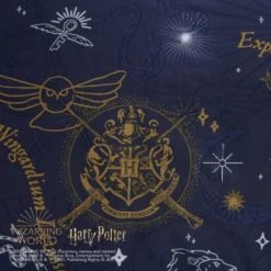 Harry Potter Hogwarts Glow in The Dark Duvet Cover and Pillowcase Set Patterned, Duvet Cover Sets, Light Blue -All Kids And Nursery Sales 2024 1000182131 alt04