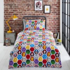 Disney Marvel Iron Man Reversible Duvet Cover and Pillowcase Set Duvet Cover Sets, Patterned, Polycotton -All Kids And Nursery Sales 2024 1000182134 alt01