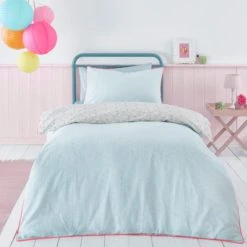 Dunelm Petit Fleur Pink 100% Cotton Duvet Cover and Pillowcase Set Reversible, Duvet Cover Sets, Floral -All Kids And Nursery Sales 2024 1000182137 alt01