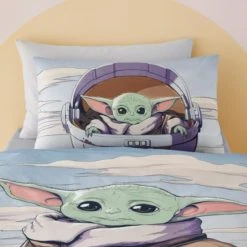 Star Wars Baby Grogu™ 100% Cotton Duvet Cover and Pillowcase Set MultiColoured, Reversible, Duvet Cover Sets 10 Star Wars Baby Grogu™ 100% Cotton Duvet Cover and Pillowcase Set MultiColoured, Reversible, Duvet Cover Sets -All Kids And Nursery Sales 2024 1000182140 alt02