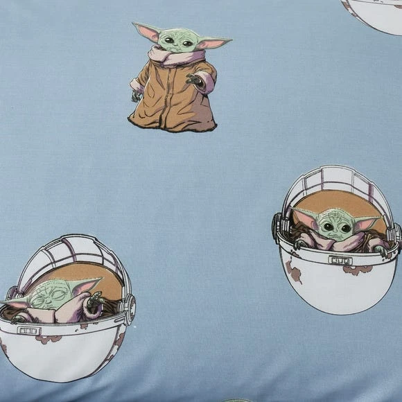 Star Wars Baby Grogu™ 100% Cotton Duvet Cover and Pillowcase Set MultiColoured, Reversible, Duvet Cover Sets 7 Star Wars Baby Grogu™ 100% Cotton Duvet Cover and Pillowcase Set MultiColoured, Reversible, Duvet Cover Sets - Image 7