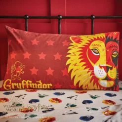Harry Potter Gryffindor House Reversible Duvet Cover and Pillowcase Set Red, Patterned, Duvet Cover Sets -All Kids And Nursery Sales 2024 1000182145 alt03