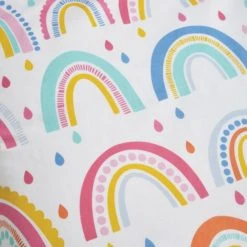 Elements Rainbow Geometric Pack of 2 100% Cotton Fitted Sheets 14cm, MultiColoured 9 Elements Rainbow Geometric Pack of 2 100% Cotton Fitted Sheets 14cm, MultiColoured -All Kids And Nursery Sales 2024 1000182165 alt02