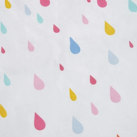 Elements Rainbow Geometric Pack of 2 100% Cotton Fitted Sheets 14cm, MultiColoured 5 Elements Rainbow Geometric Pack of 2 100% Cotton Fitted Sheets 14cm, MultiColoured - Image 5