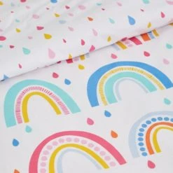 Elements Rainbow Geometric Pack of 2 100% Cotton Fitted Sheets 14cm, MultiColoured 11 Elements Rainbow Geometric Pack of 2 100% Cotton Fitted Sheets 14cm, MultiColoured -All Kids And Nursery Sales 2024 1000182165 alt04