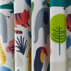 Elements Jungle Blackout Eyelet Curtains Cotton, Boho, Patterned 7 Elements Jungle Blackout Eyelet Curtains Cotton, Boho, Patterned -All Kids And Nursery Sales 2024 1000182167 alt01