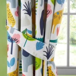 Elements Jungle Blackout Eyelet Curtains Cotton, Boho, Patterned 8 Elements Jungle Blackout Eyelet Curtains Cotton, Boho, Patterned -All Kids And Nursery Sales 2024 1000182167 alt02