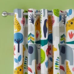 Elements Jungle Blackout Eyelet Curtains Cotton, Boho, Patterned 9 Elements Jungle Blackout Eyelet Curtains Cotton, Boho, Patterned -All Kids And Nursery Sales 2024 1000182167 alt03
