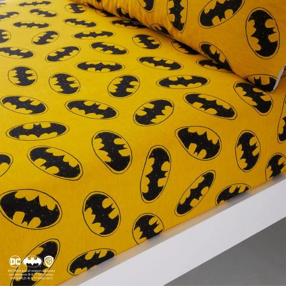 Batman Fitted Sheet 14cm, Patterned, Polycotton 2 Batman Fitted Sheet 14cm, Patterned, Polycotton - Image 2