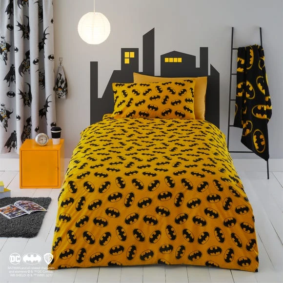 Batman Single Reversible Duvet Cover and Pillowcase Set Patterned, Polycotton, Duvet Cover Sets 3 Batman Single Reversible Duvet Cover and Pillowcase Set Patterned, Polycotton, Duvet Cover Sets - Image 3