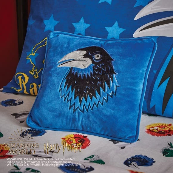 Harry Potter Ravenclaw Cushion Embroidered, Polyester, Kids Cushion 2 Harry Potter Ravenclaw Cushion Embroidered, Polyester, Kids Cushion - Image 2