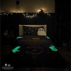 Harry Potter Hogwarts Glow in the Dark Bedspread Bedspreads & Runners, Quilted, Polycotton -All Kids And Nursery Sales 2024 1000182251 alt03