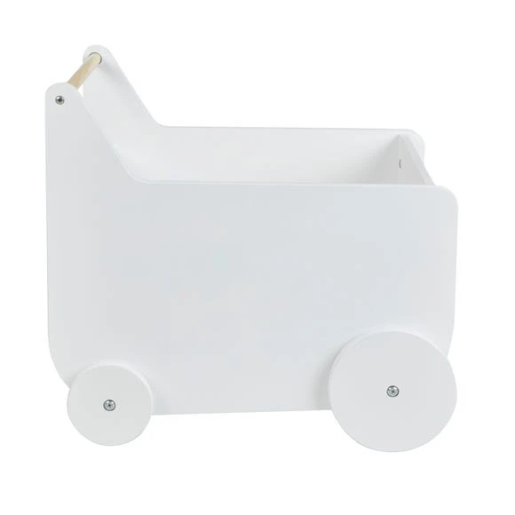 Dunelm Kids White Storage Cart Wood, Plain, Natural History Museum Modern Skandi 4 Dunelm Kids White Storage Cart Wood, Plain, Natural History Museum Modern Skandi - Image 4