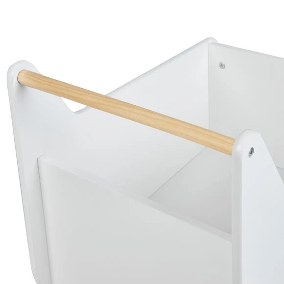 Dunelm Kids White Storage Cart Wood, Plain, Natural History Museum Modern Skandi 6 Dunelm Kids White Storage Cart Wood, Plain, Natural History Museum Modern Skandi - Image 6