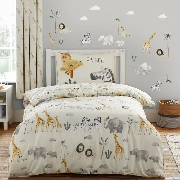 Dunelm Safari Natural Medium Wall Stickers Made in the UK, Little Safari, Plastic 3 Dunelm Safari Natural Medium Wall Stickers Made in the UK, Little Safari, Plastic - Image 3