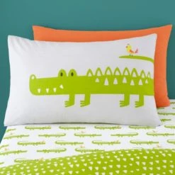 Cosatto Crocodile Smiles 100% Cotton Reversible Duvet Cover and Pillowcase Set Printed, Animals, MultiColoured 7 Cosatto Crocodile Smiles 100% Cotton Reversible Duvet Cover and Pillowcase Set Printed, Animals, MultiColoured -All Kids And Nursery Sales 2024 1000185009 alt01