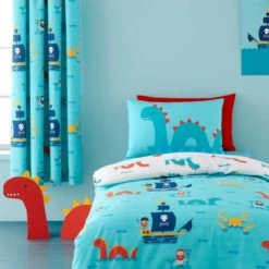 Cosatto Sea Monsters Pencil Pleat Curtains Cotton, Patterned -All Kids And Nursery Sales 2024 1000185016 alt03
