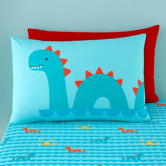 Cosatto Sea Monsters 100% Cotton Reversible Duvet Cover and Pillowcase Set Printed, MultiColoured, Animals 3 Cosatto Sea Monsters 100% Cotton Reversible Duvet Cover and Pillowcase Set Printed, MultiColoured, Animals - Image 3