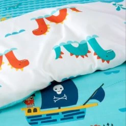 Cosatto Sea Monsters 100% Cotton Reversible Duvet Cover and Pillowcase Set Printed, MultiColoured, Animals 8 Cosatto Sea Monsters 100% Cotton Reversible Duvet Cover and Pillowcase Set Printed, MultiColoured, Animals -All Kids And Nursery Sales 2024 1000185017 alt02