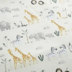Dunelm Safari Natural 100% Cotton Cot Bed / Toddler Duvet Cover and Pillowcase Set Safari Safari, Boho, Reversible -All Kids And Nursery Sales 2024 1000185207 alt04