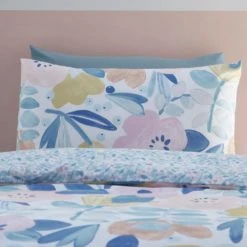 Dunelm Naive Floral Blue 100% Cotton Reversible Duvet Cover and Pillowcase Set Printed, Duvet Cover Sets 10 Dunelm Naive Floral Blue 100% Cotton Reversible Duvet Cover and Pillowcase Set Printed, Duvet Cover Sets -All Kids And Nursery Sales 2024 1000186786 alt02