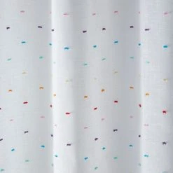Dunelm Clipped Multicoloured Voile Voile Panels, Spotted, Polyester -All Kids And Nursery Sales 2024 1000186788 alt02