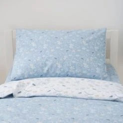 Dunelm Doodle Dino Blue 100% Cotton Reversible Cot Bed / Toddler Duvet Cover and Pillowcase Set Dinosaur, Duvet Cover Sets, Animals -All Kids And Nursery Sales 2024 1000186791 alt02