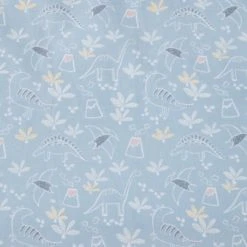 Dunelm Doodle Dino Blue 100% Cotton Reversible Cot Bed / Toddler Duvet Cover and Pillowcase Set Dinosaur, Duvet Cover Sets, Animals -All Kids And Nursery Sales 2024 1000186791 alt04