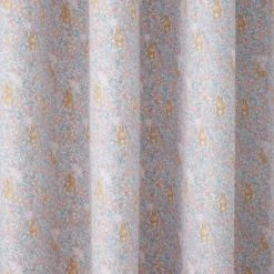 Dunelm Ditsy Bunny Pink Blackout Eyelet Curtains Cotton, Printed, Light Pink -All Kids And Nursery Sales 2024 1000186798 alt02