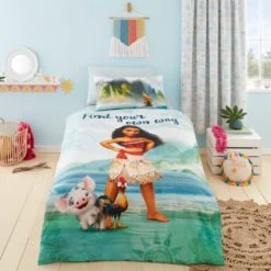 Disney Moana 100% Cotton Reversible Duvet Cover and Pillowcase Set Duvet Cover Sets, MultiColoured, Patterned -All Kids And Nursery Sales 2024 1000186808 alt01