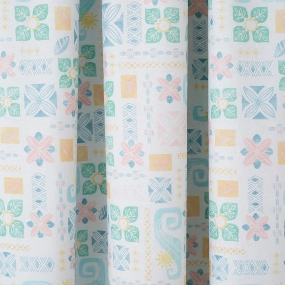 Disney Moana Blackout Pencil Pleat Curtains Cotton, MultiColoured, Patterned 4 Disney Moana Blackout Pencil Pleat Curtains Cotton, MultiColoured, Patterned - Image 4